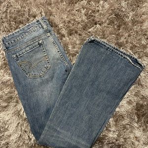 American Eagle size 2 Reg Flare pants only worn once maybe twice .